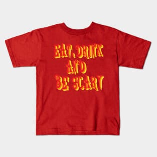 halloween word Kids T-Shirt